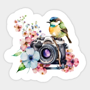Spring Floral Camera Sticker